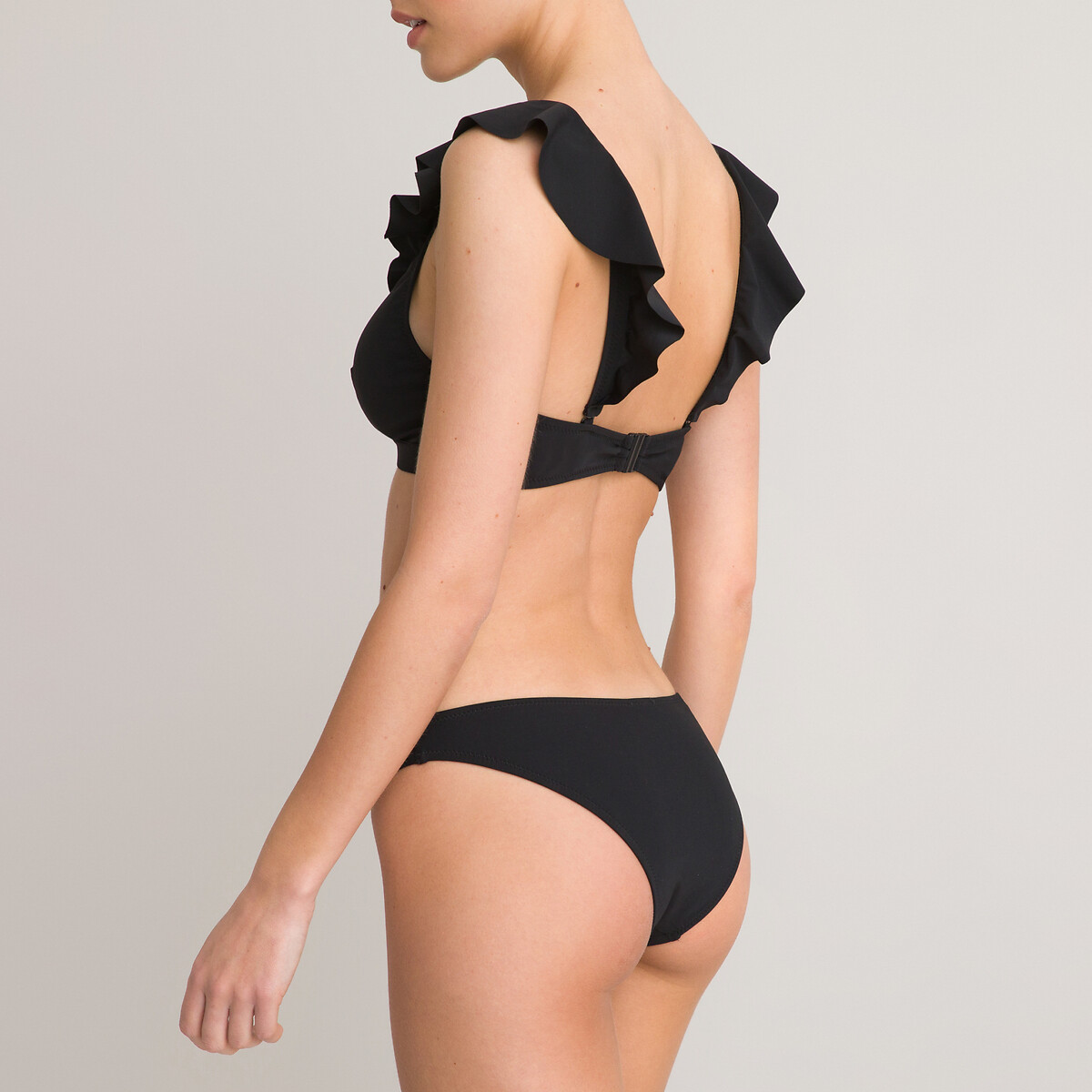 Tanga Bikini Bottoms black, LA REDOUTE COLLECTIONS