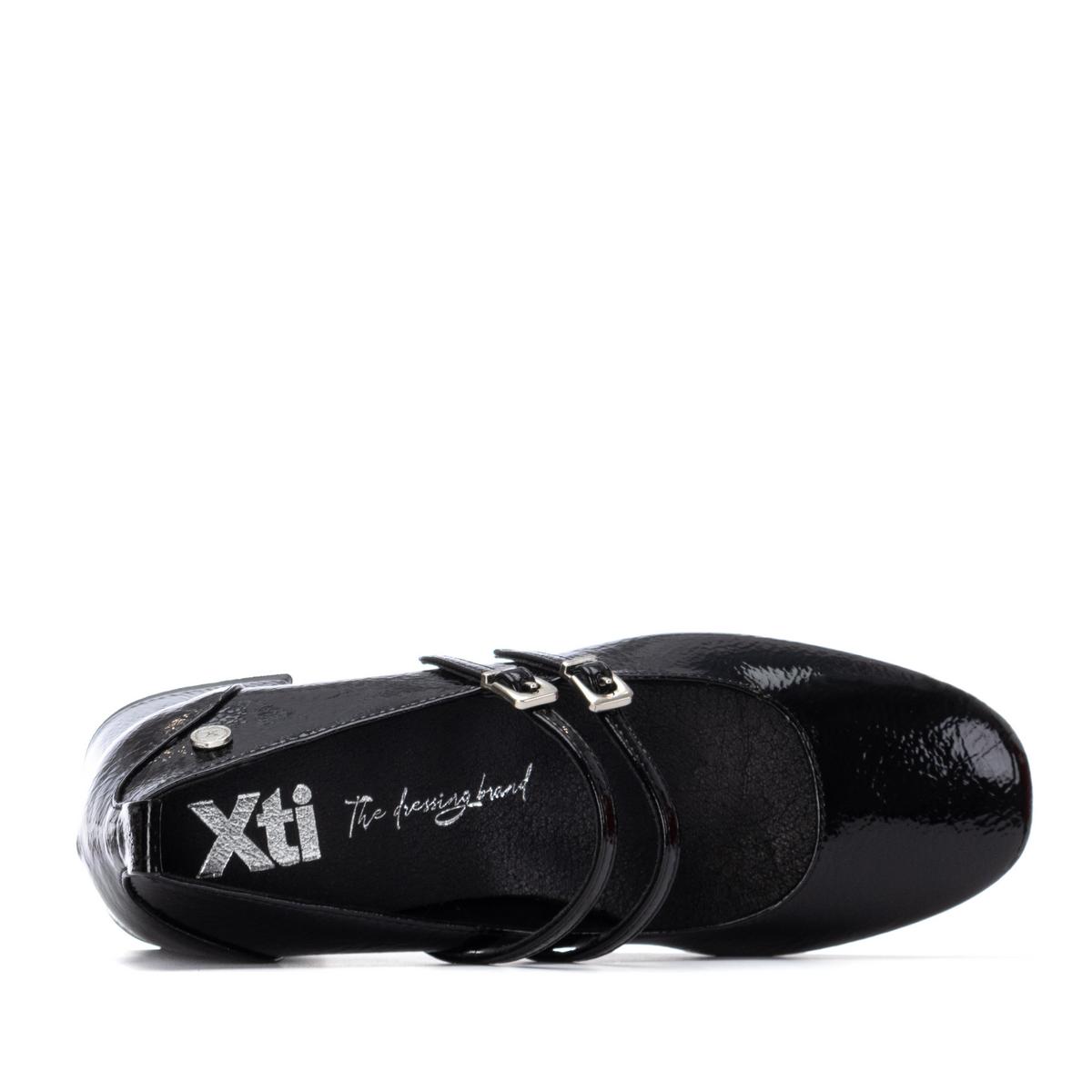 Chaussure Pompes Talon Entreprise Boucle noir, XTI