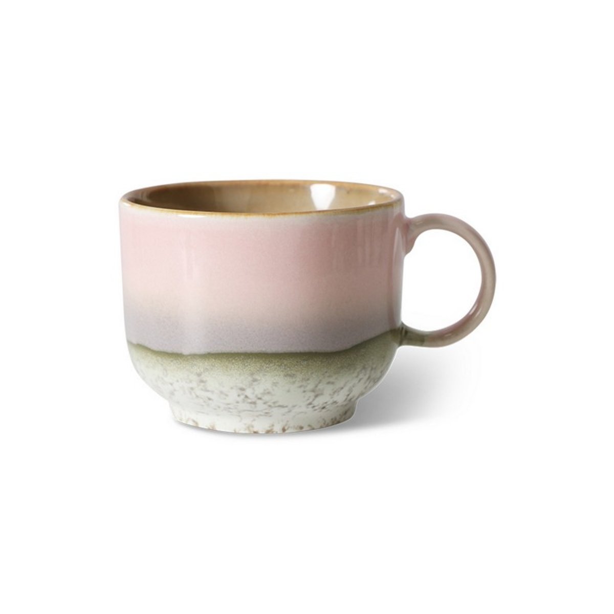 Mug grès artisanal Muse rose nude, HKLIVING