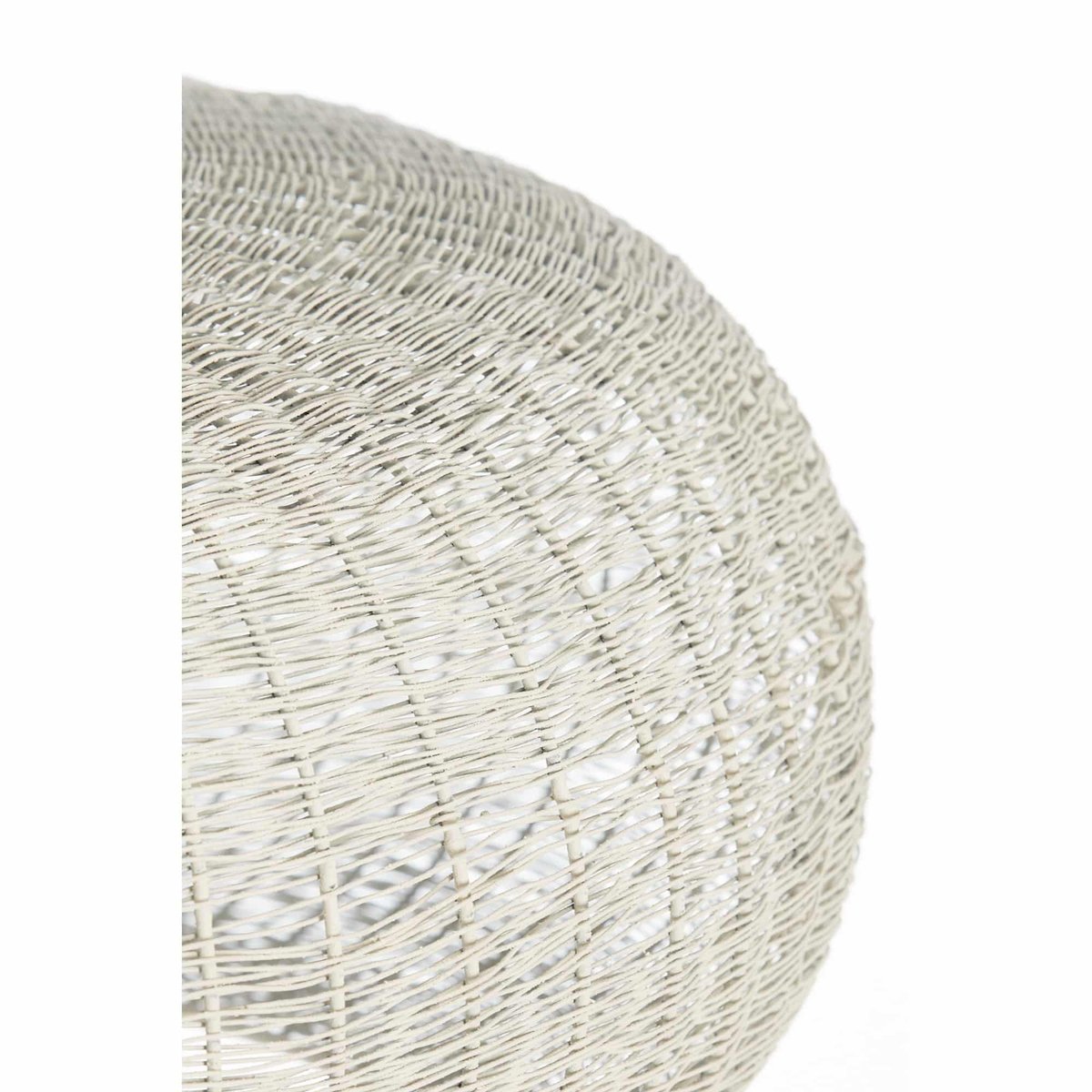 Lampe Suspendue Métal PIEDRA crème, LIGHT & LIVING 