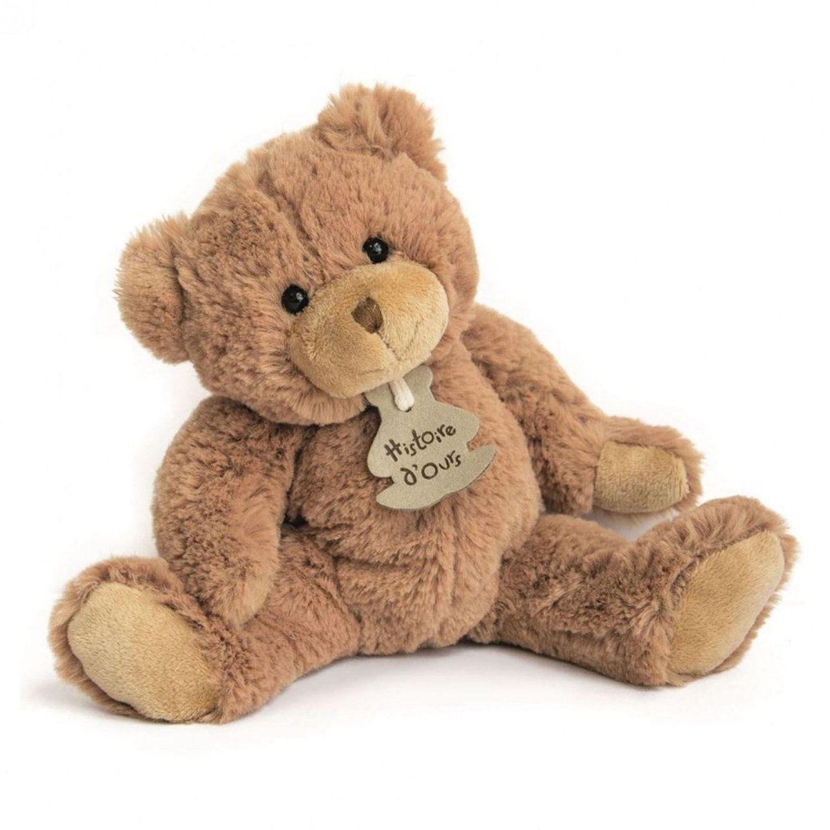 Ours en peluche 22 cm marron, HISTOIRE D'OURS