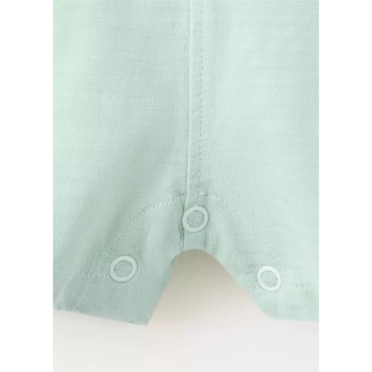 Salopette 100 % coton avec poche vert d´eau, MANGO BABY