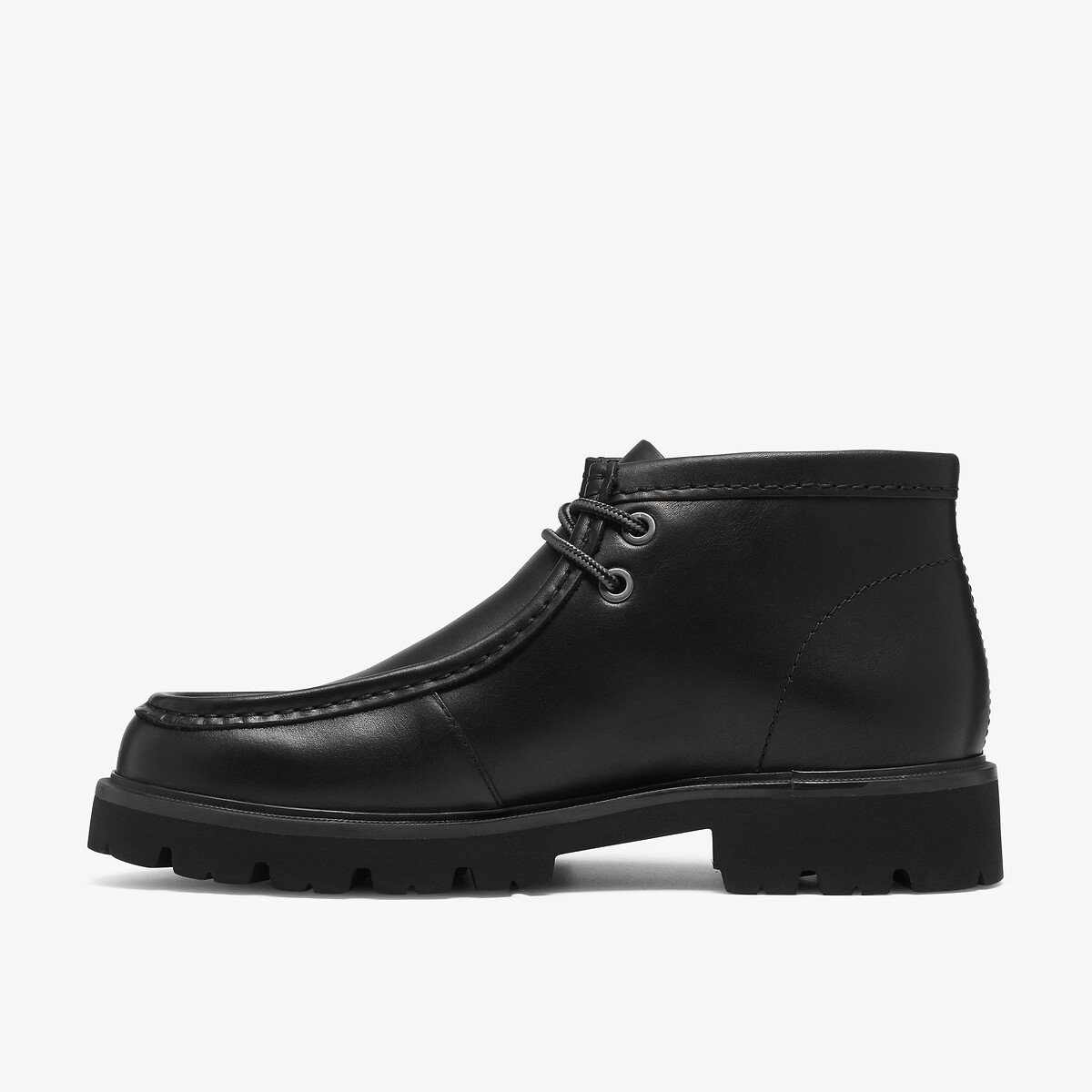 Derby alti in pelle, CLEYHILL TOP nero , CLARKS