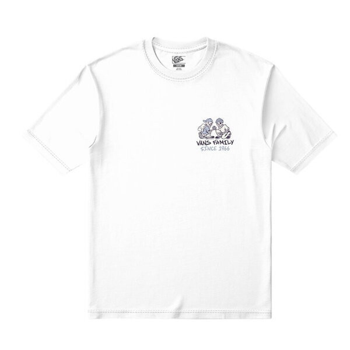 T-shirt manches courtes blanc, VANS