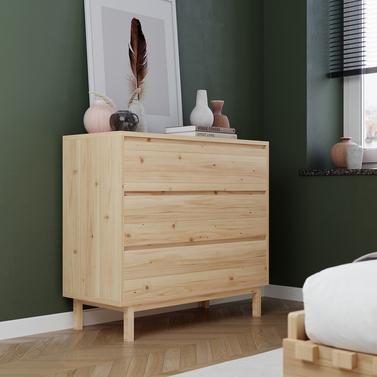 Commode PORQUEROLLES bois clair, EUROPE & NATURE