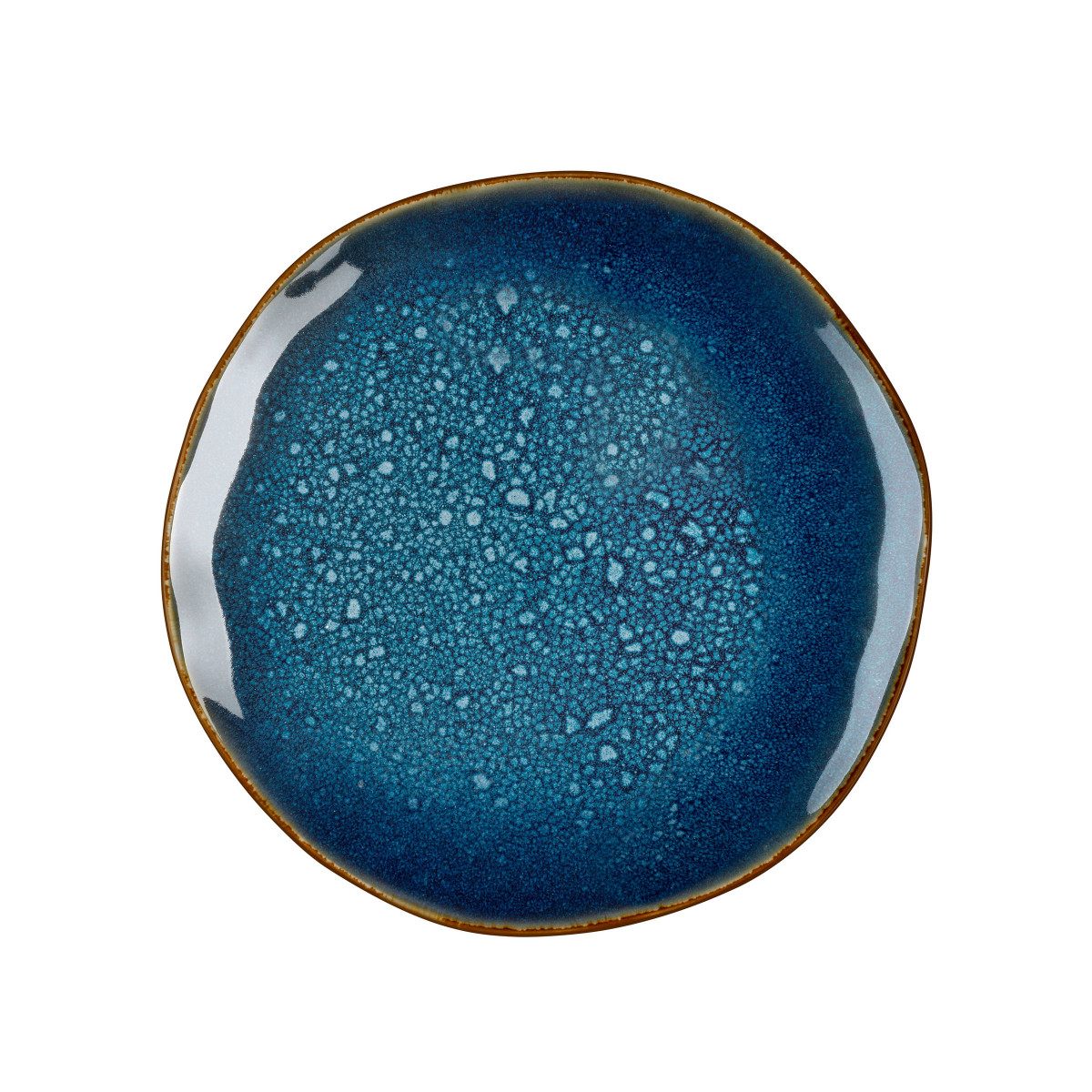Assiette dessert 21 cm (lot de 6) - VERTIGO bleu, MEDARD DE NOBLAT