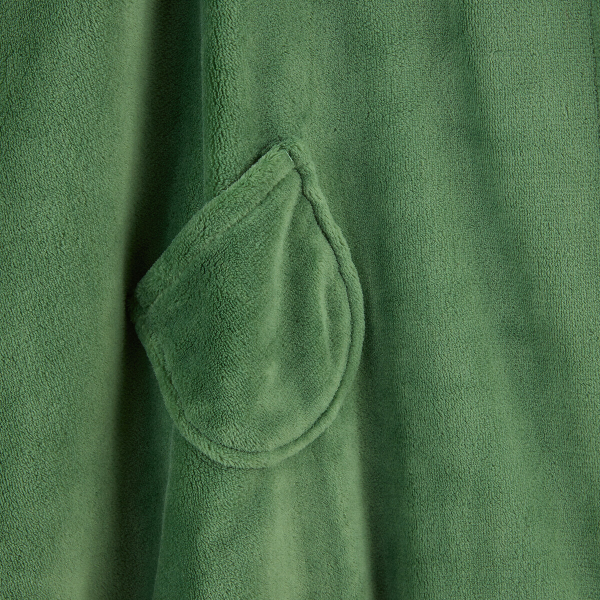 Mantella da casa con cappuccio, in pile, con motivo a dinosauri verde, LA REDOUTE COLLECTIONS