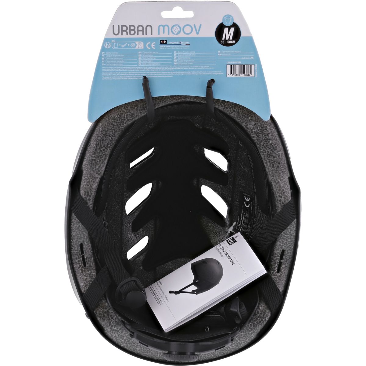 Casque Casque de protection taille M - noir noir, TNB