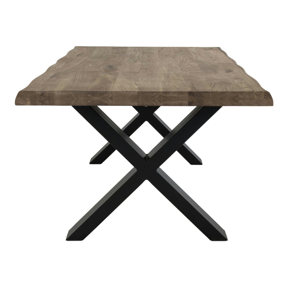 Table basse en chêne bords irréguliers SAVONE chêne brun, PIER IMPORT