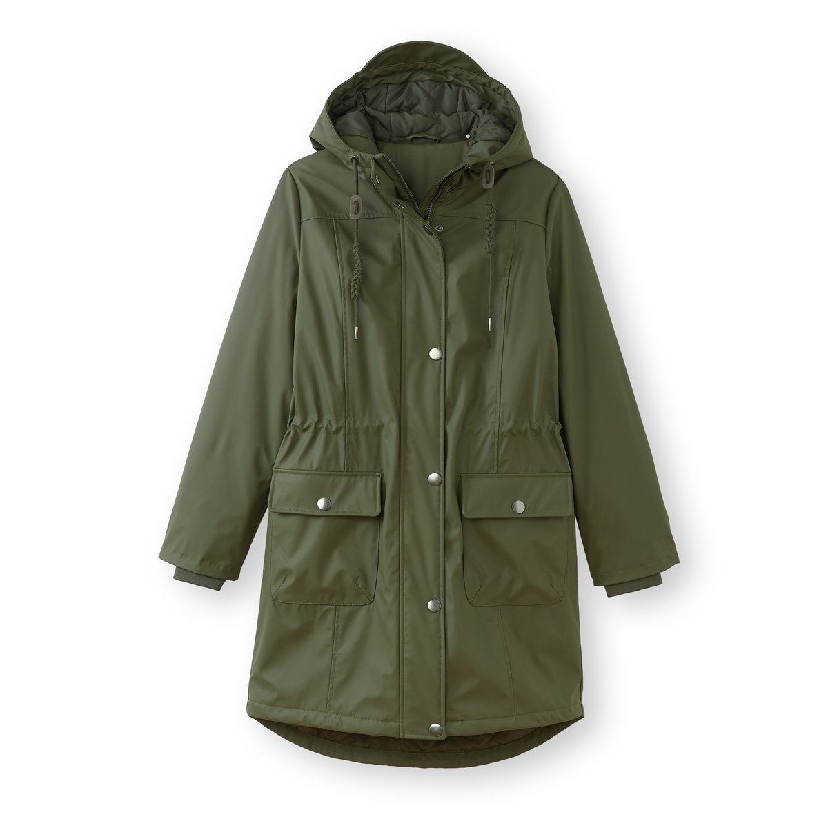 Parka imperméable doublée et matelassée kaki, DAXON