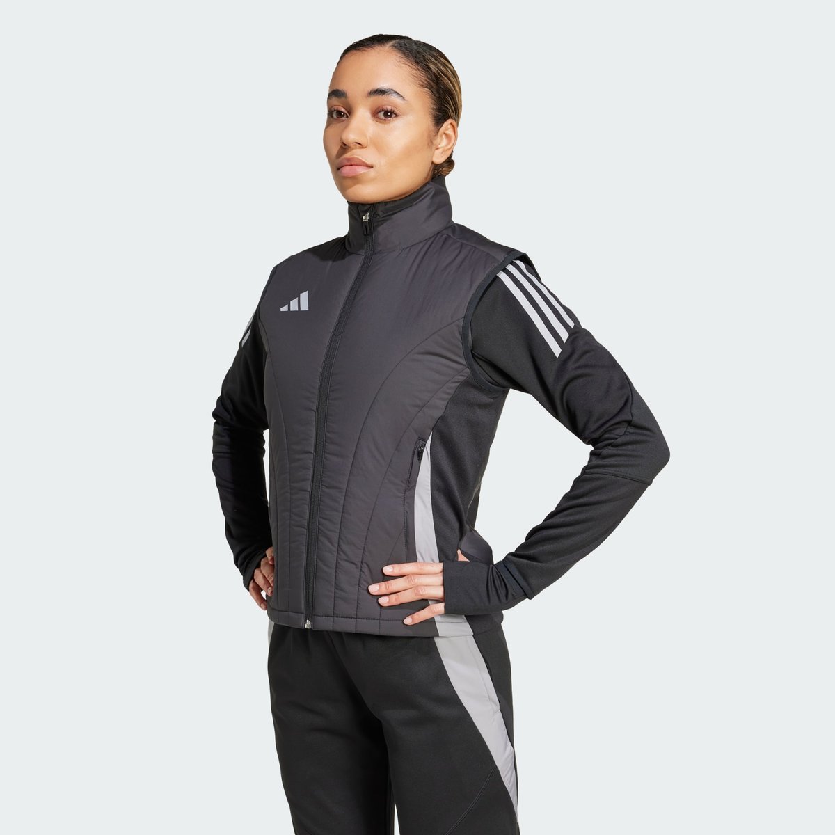 Veste sans manches hiver Tiro 24 Competition black / light onix, adidas Performance