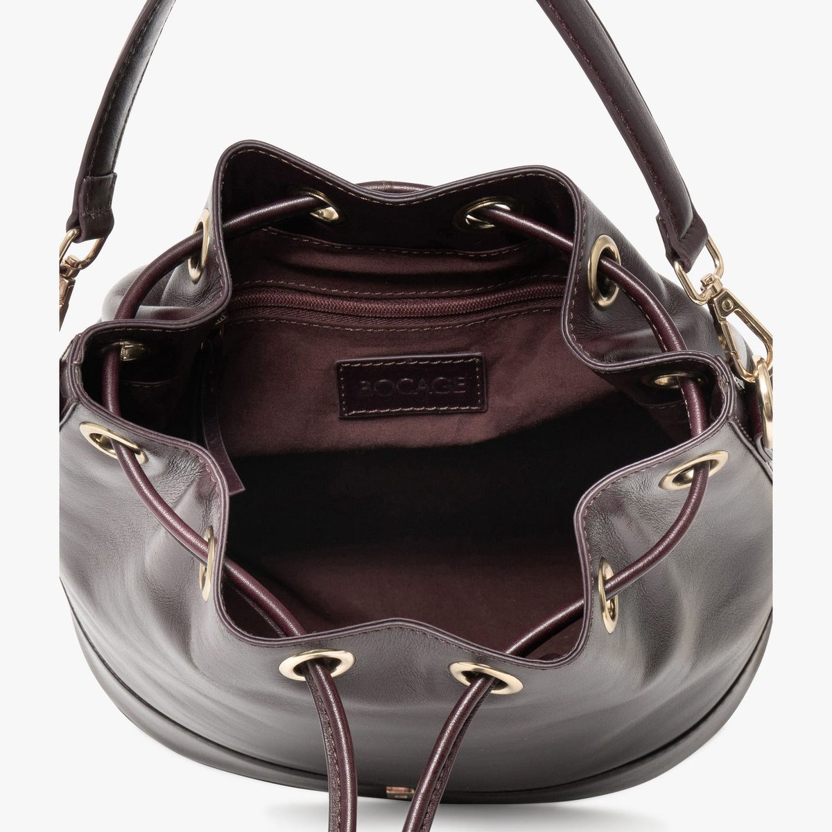 Maro Cuir en cuir PAULETTE pourpre, BOCAGE