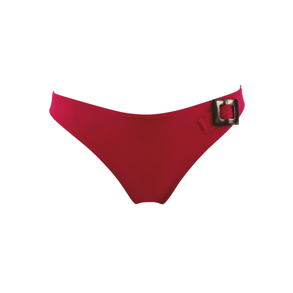 Bas de maillot de bain culotte FEMME rouge, LAURA BY JANINE ROBIN