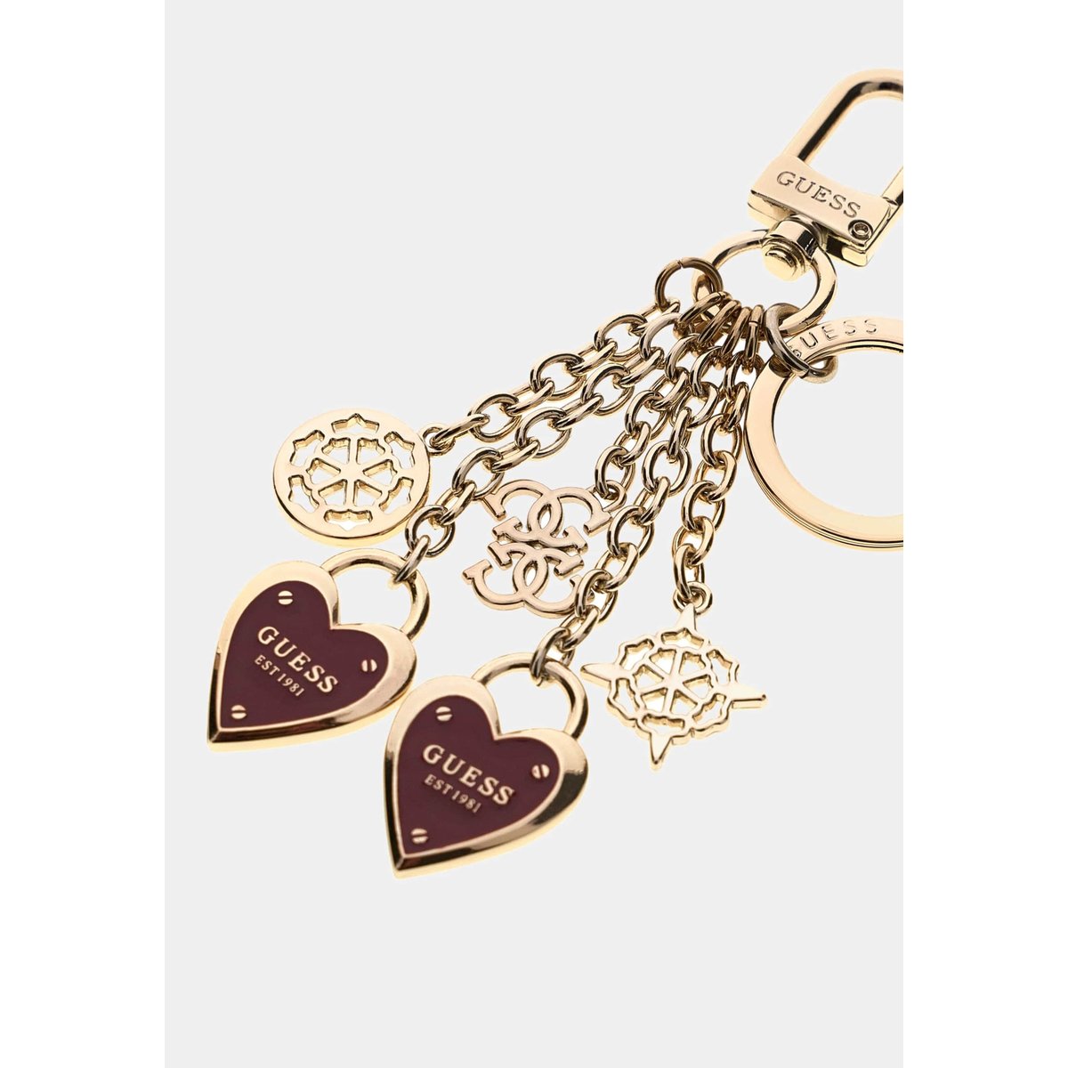 Porte-Clés Logo violet, GUESS