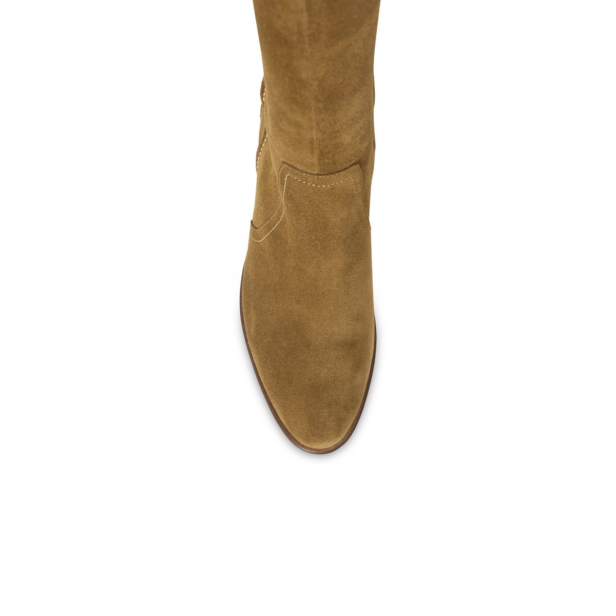 Botte À Talon en cuir MYRCELLA camel, MELLOW YELLOW