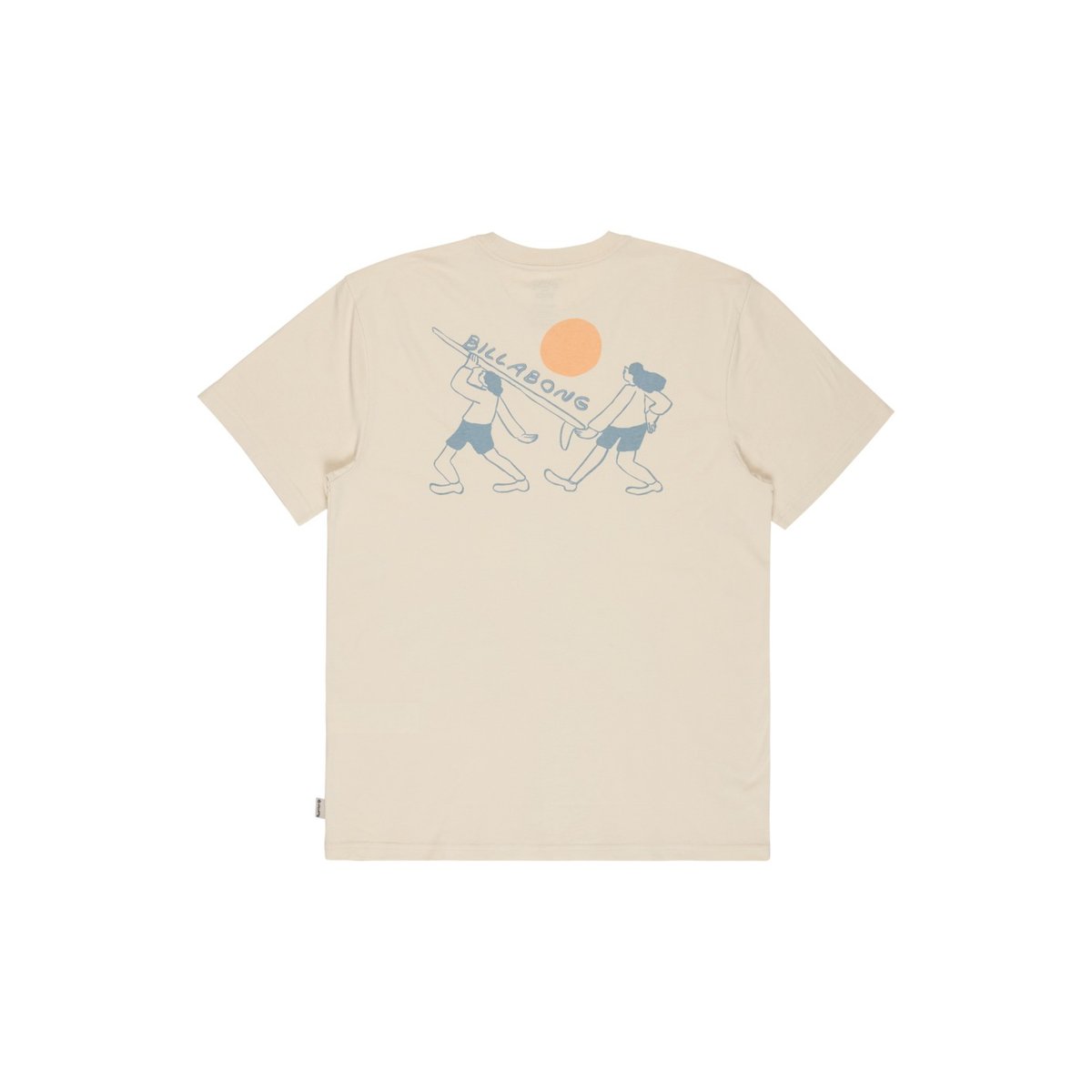 T shirt manches courtes TY WILLIAMS CARRY ON beige oatmeal, BILLABONG