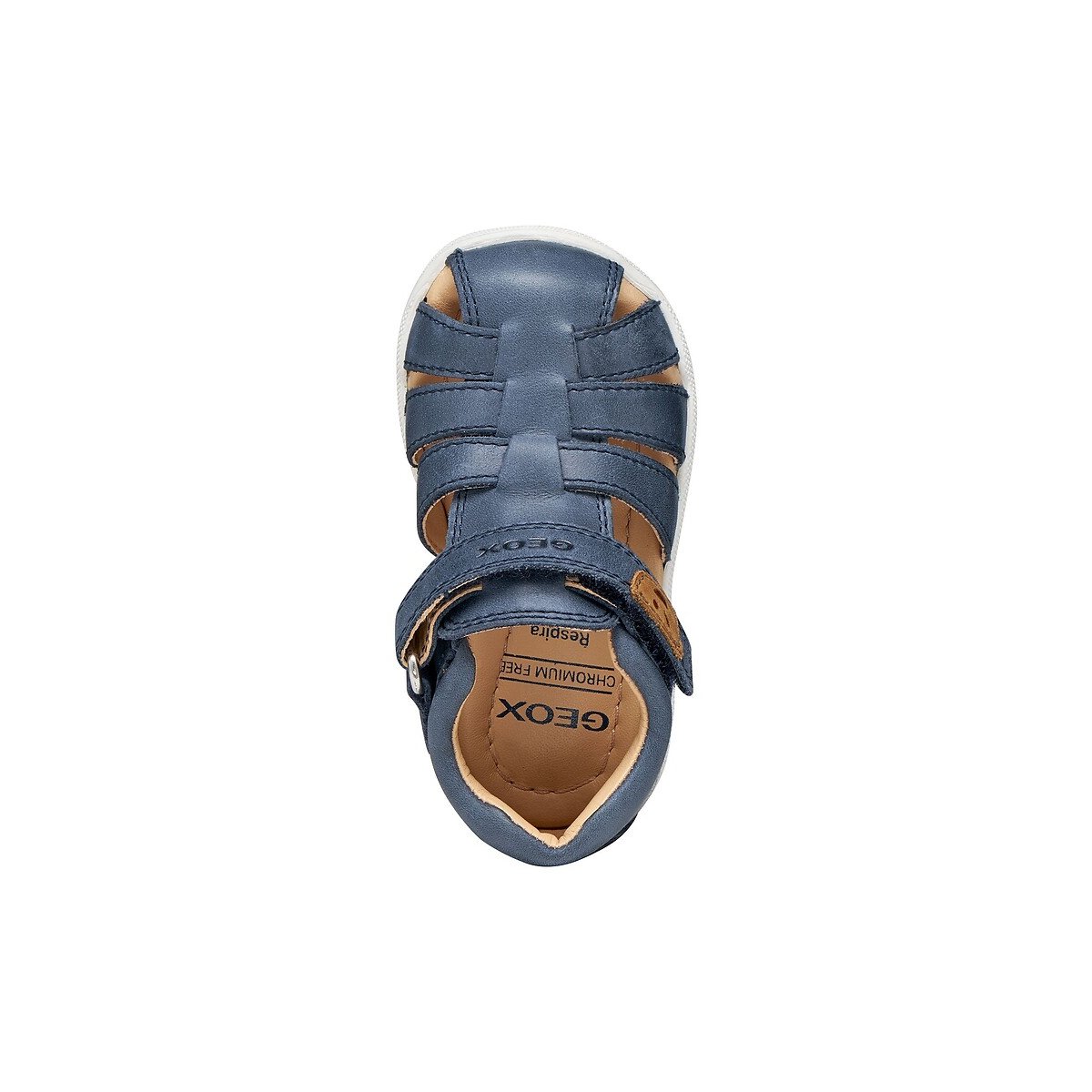 Sandales en cuir MACCHIA, premiers pas bleu marine, GEOX