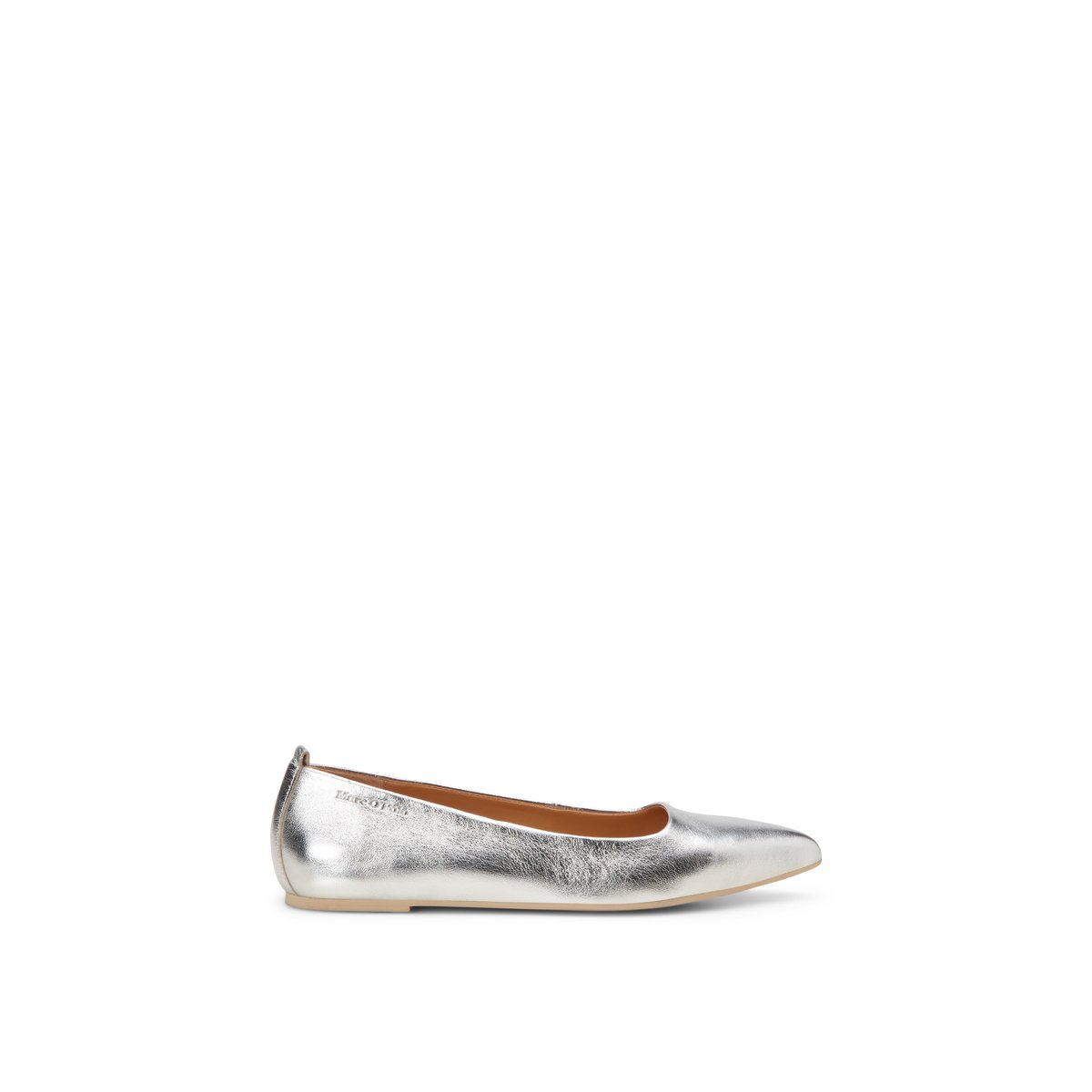 Ballerine en cuir d'agneau noble gris clair, MARC O'POLO
