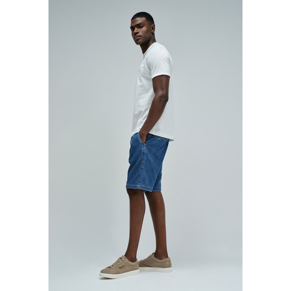 T-SHIRT AVEC BRANDING beige, SALSA JEANS