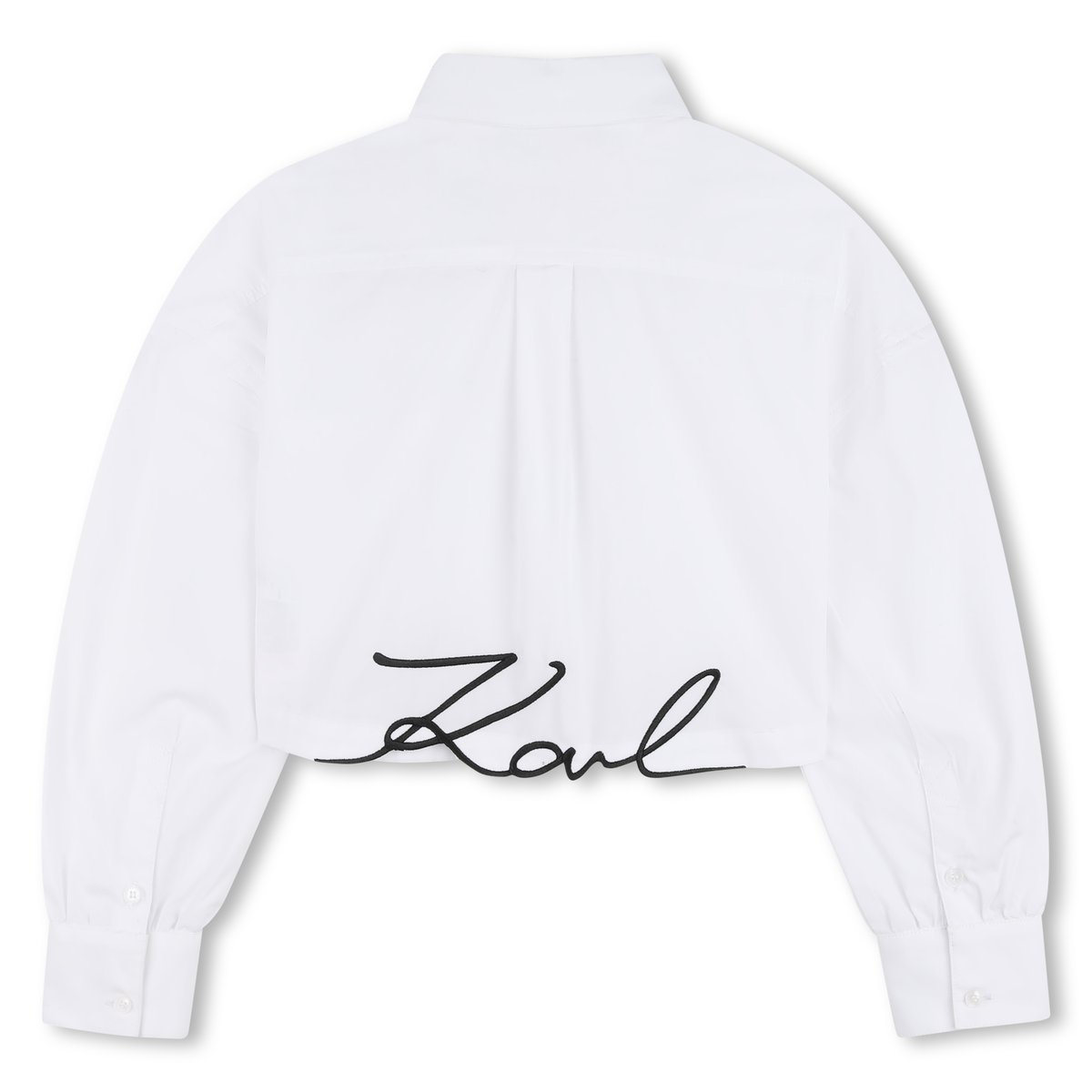 Chemise manches longues blanc, KARL LAGERFELD KIDS