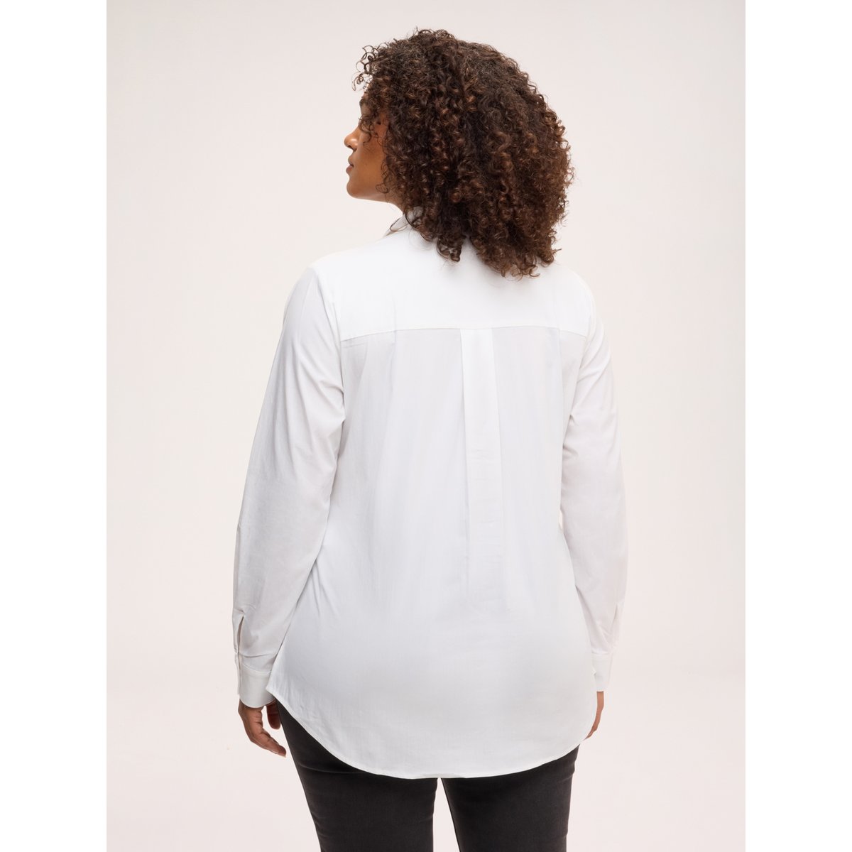 Chemise avec imprimé et broderies blanc, FIORELLA RUBINO