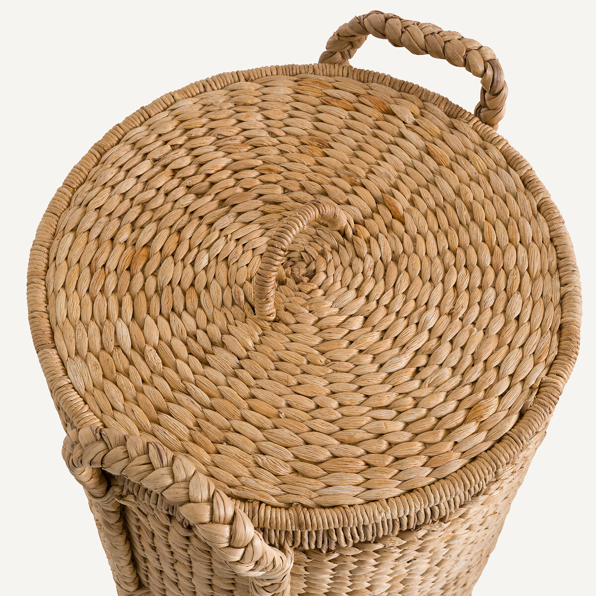 Panier rond à couvercle jacinthe d'eau H60 cm,Tima naturel, AM.PM