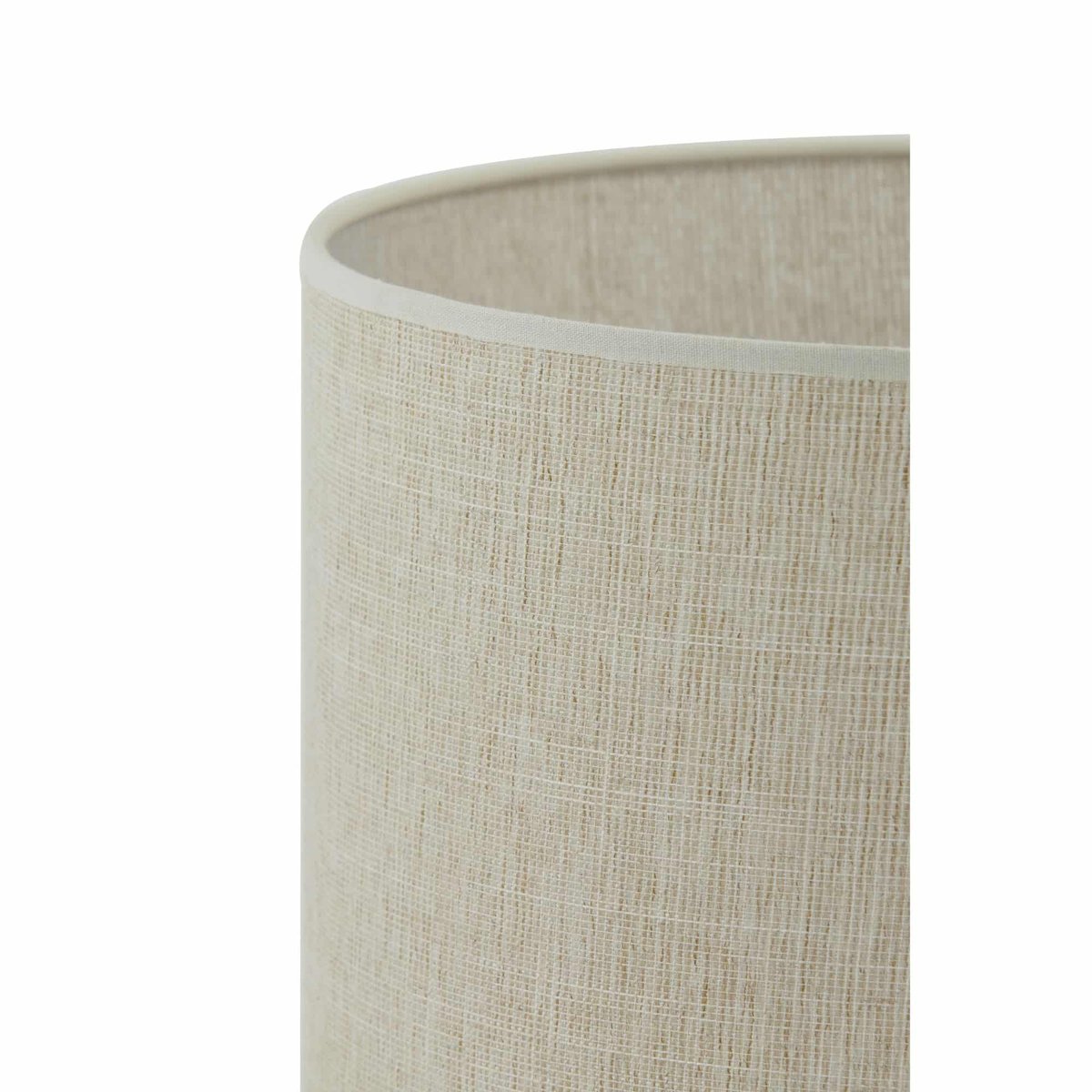 Abat-Jour Textiles BRESKA blanc nacré, LIGHT & LIVING 