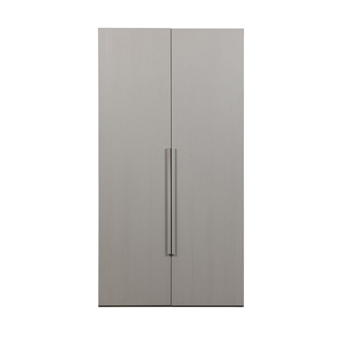 Armoire 2 portes en pin RENS gris clair, WOOOD