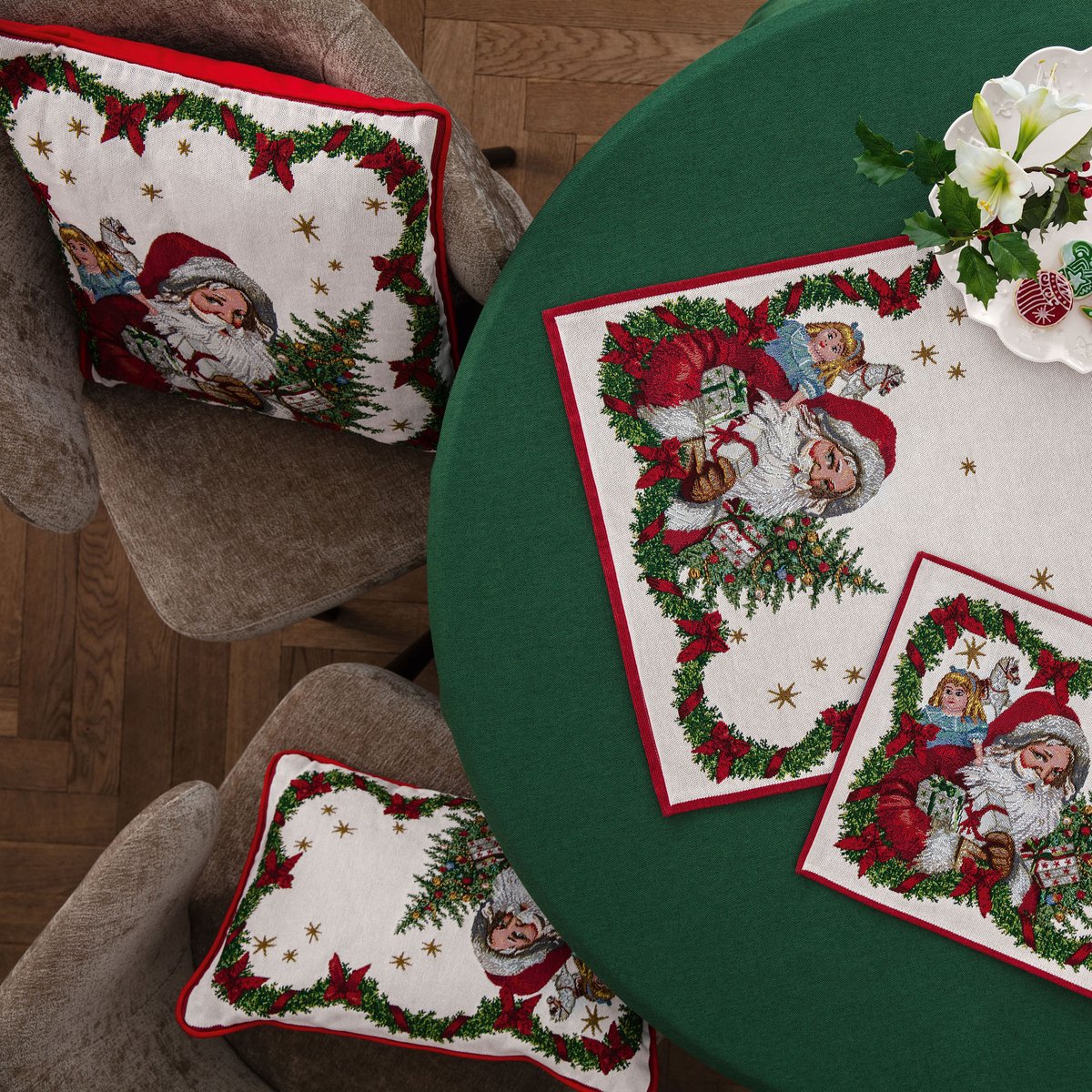 Coussin Réversible, Père Noël TOY'S FANTASY multicolore, VILLEROY & BOCH
