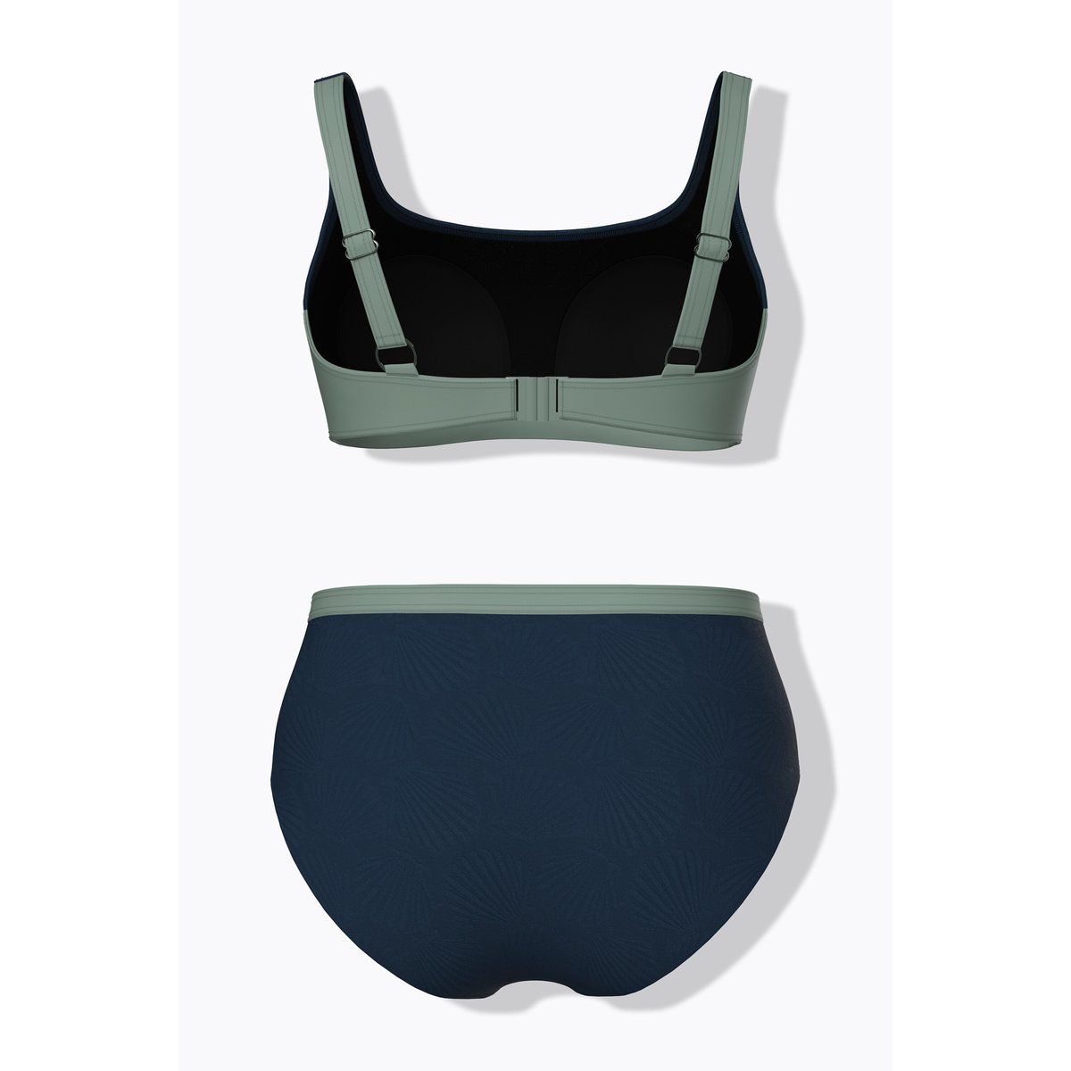 Bikini avec bonnets souples bleu foncé, ULLA POPKEN