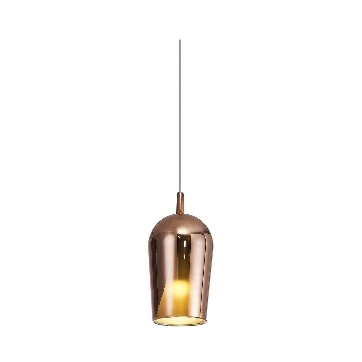 Suspension en verre design, D.17 , ELSA cuivre, MANTRA