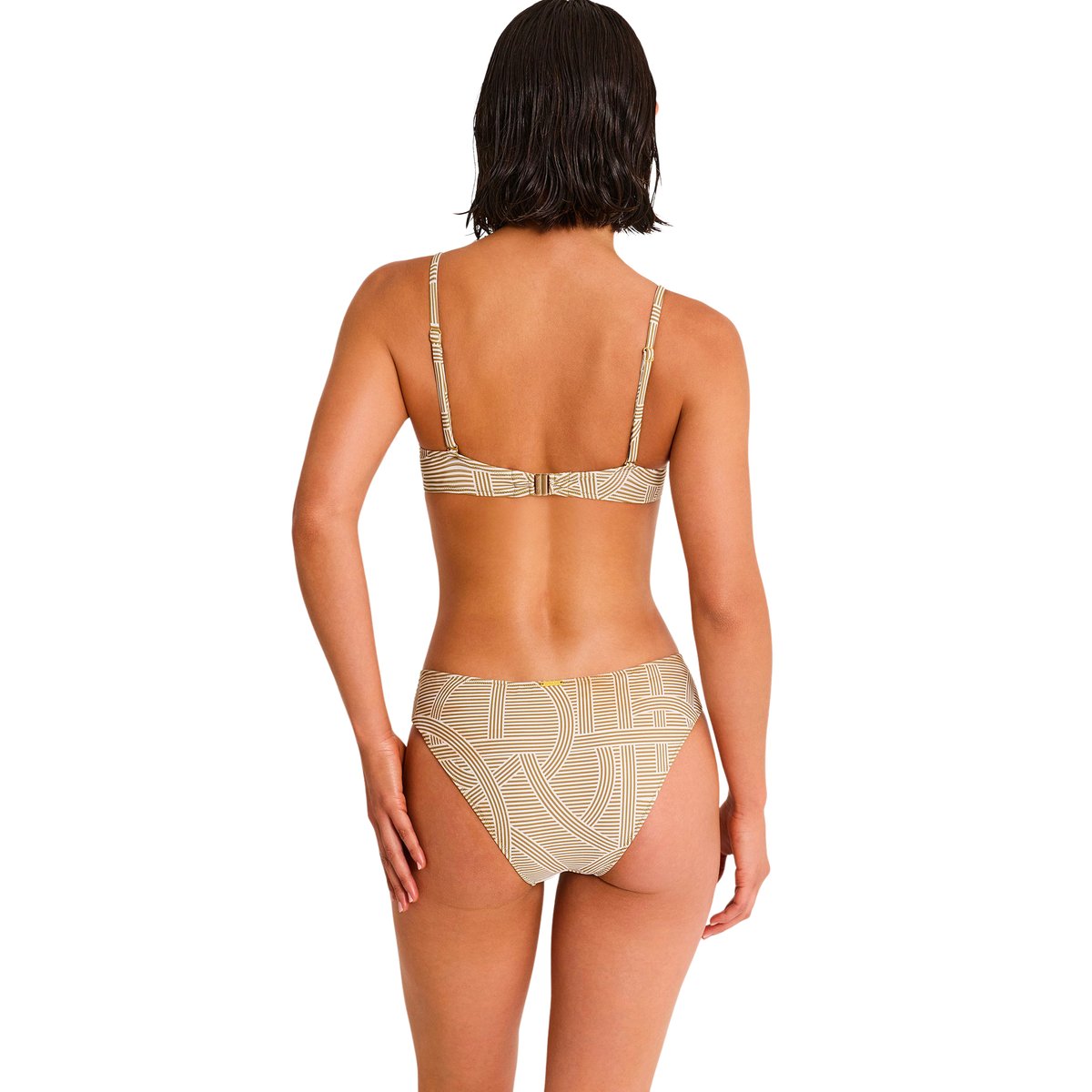 Bas maillot slip de bain REVERIE blanc, SELMARK MARE