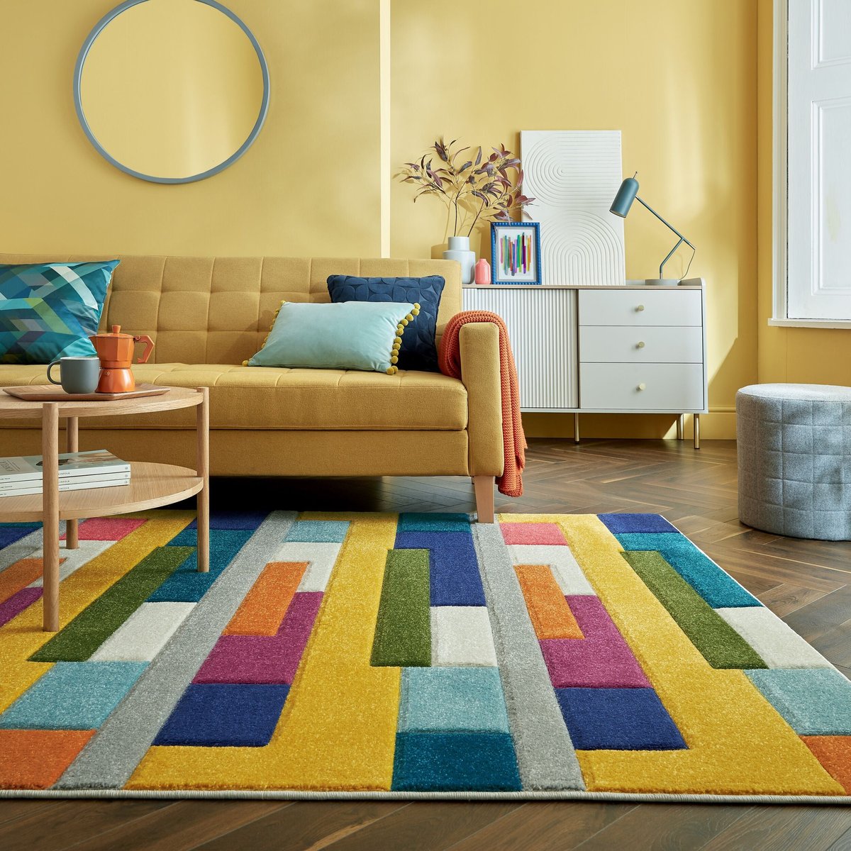 Tapis MAMBO multicolore, FLAIR RUGS