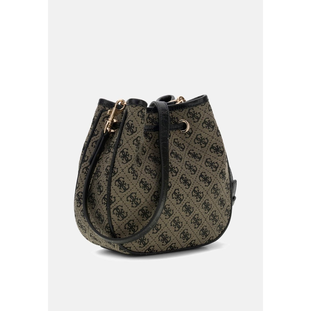 Samantha Logo Mini Bucket noir multi, GUESS