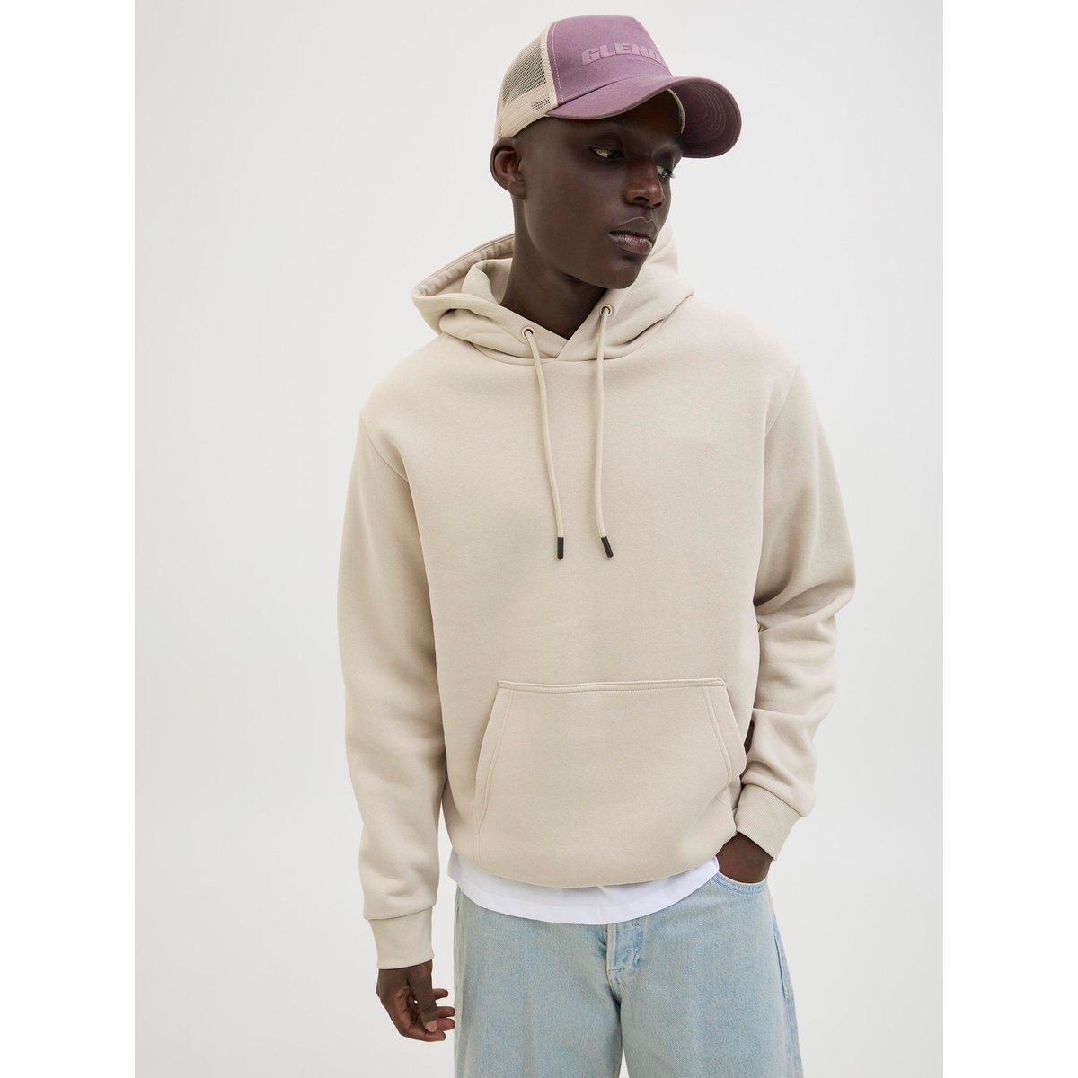 Sweat À Capuche moonbeam, JACK & JONES