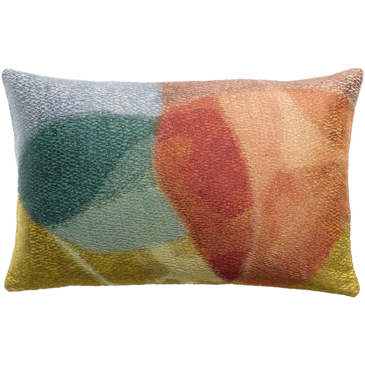 Coussin brodé Envolée Douce multico, EDEN