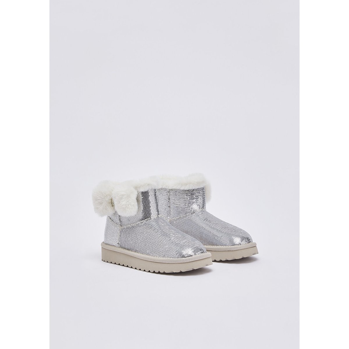 Bottines chaudes avec sequins argent, LIU JO