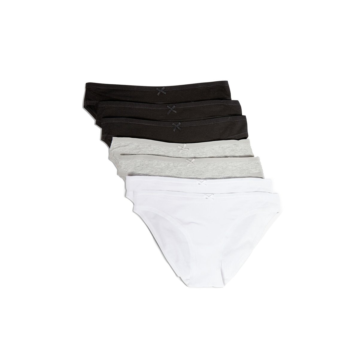 Lot de 7 culottes en coton JACK multicolore, ETAM