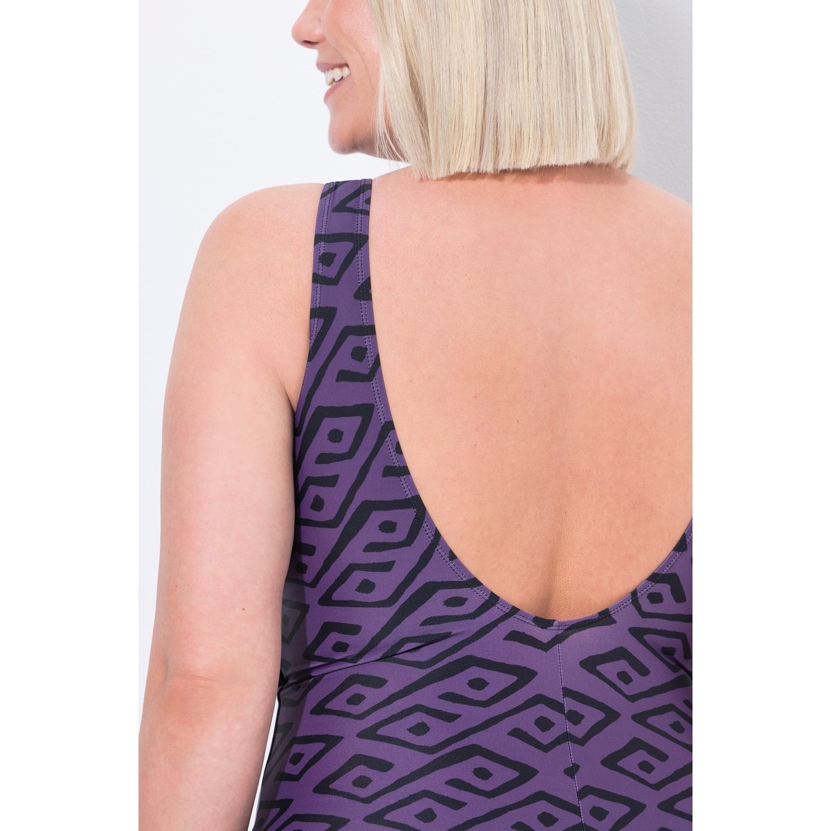 Maillot de bain à bonnets souples violet, ULLA POPKEN