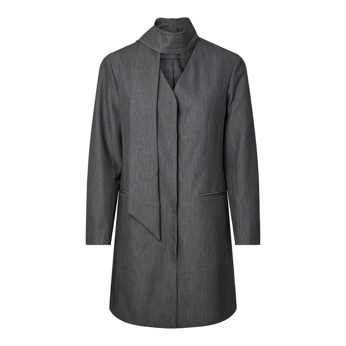 Mini-Robe gris - medium grey melange1, YAS
