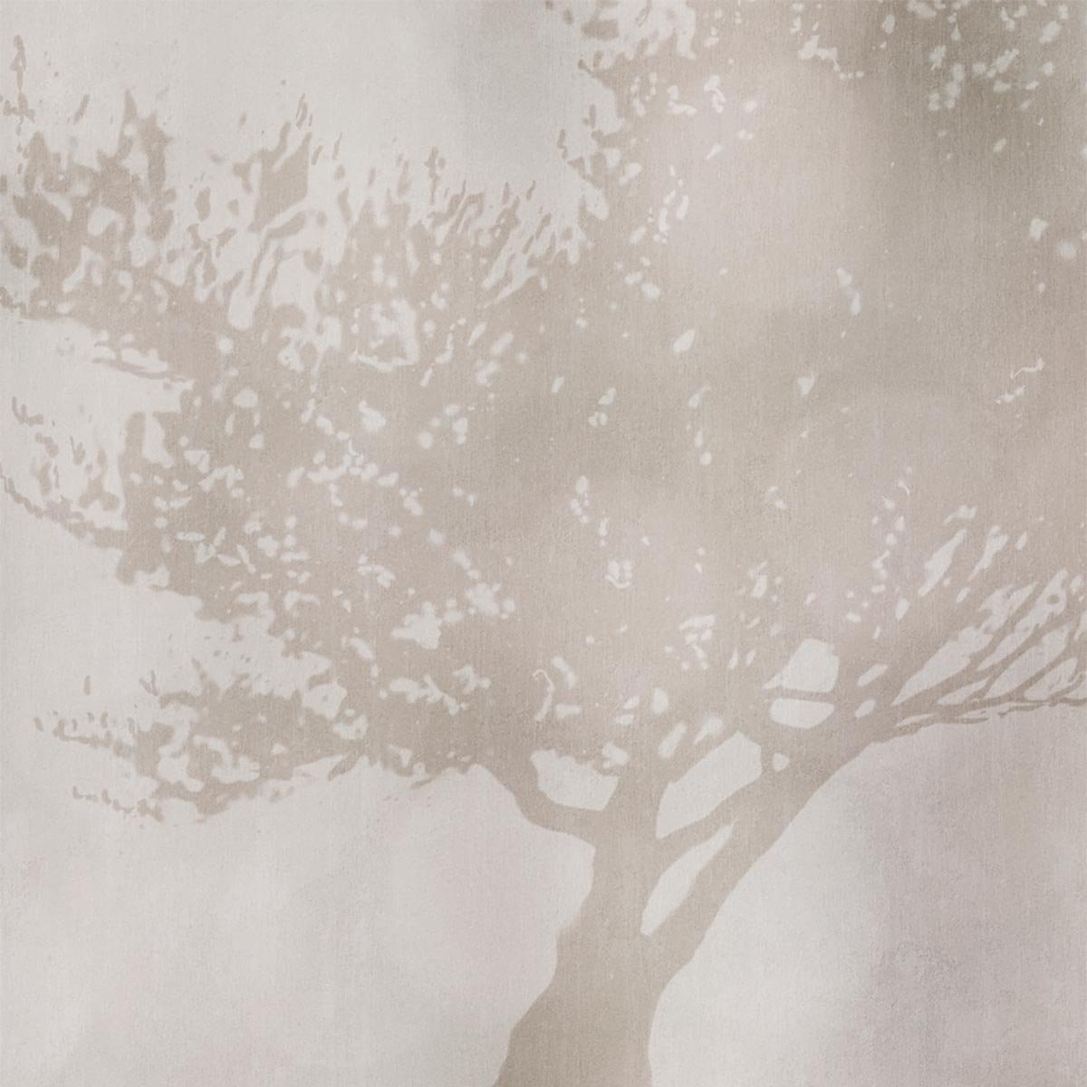 Papier peint a l ombre d un arbre intissé, HEXOA