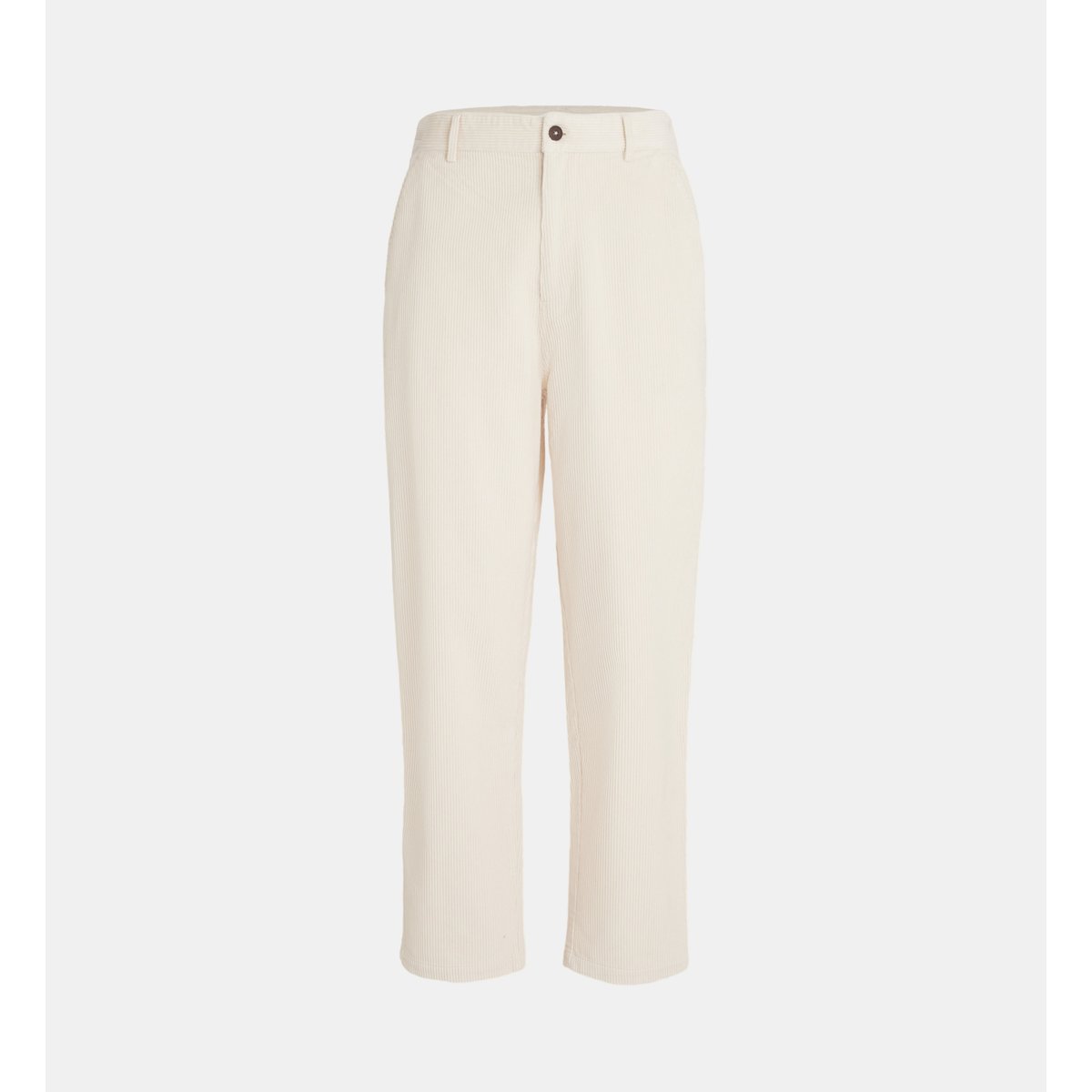 Pantalon droit lordpan velours milleraies recyclé écru gris, GALERIES LAFAYETTE