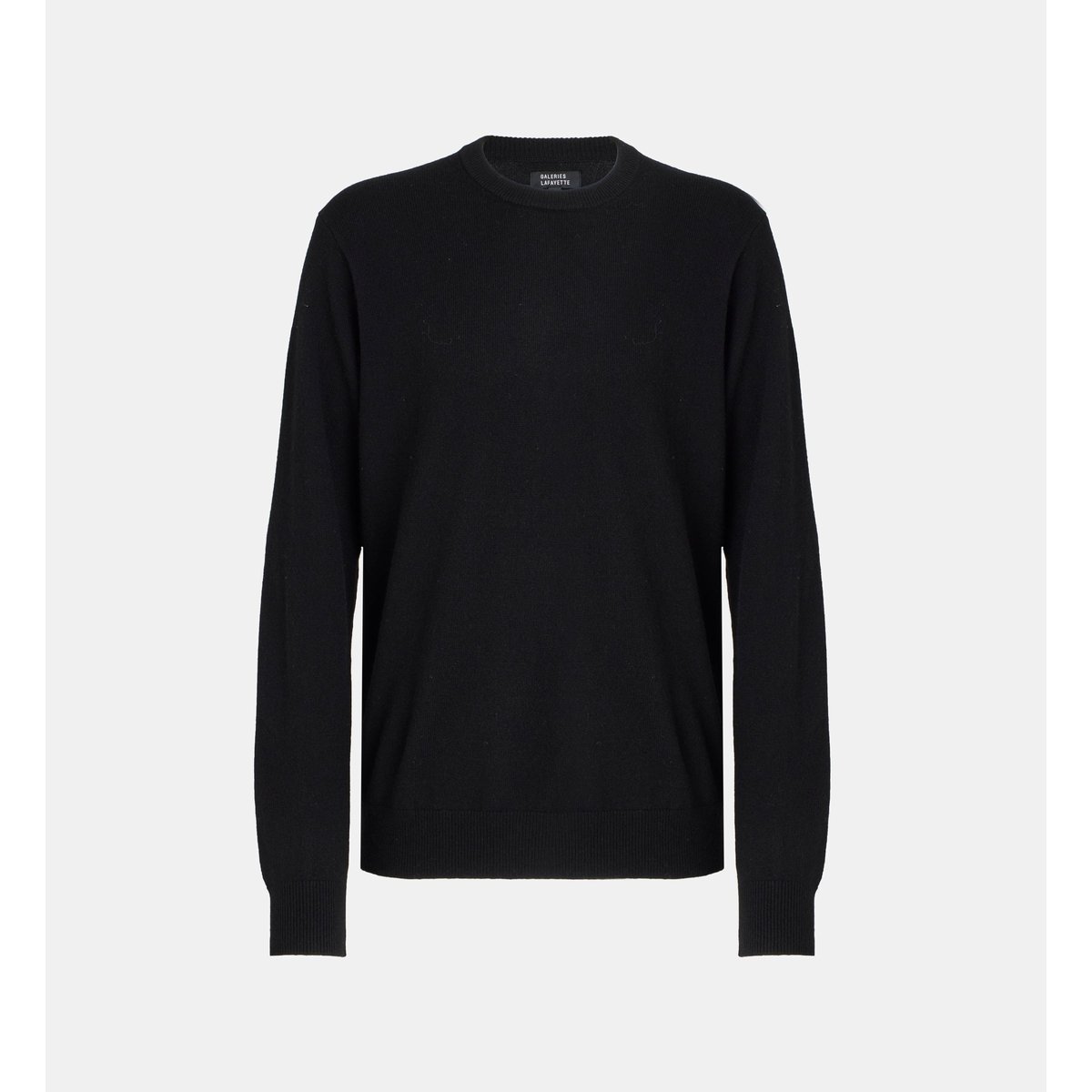 Pull lambron en laine noir, GALERIES LAFAYETTE