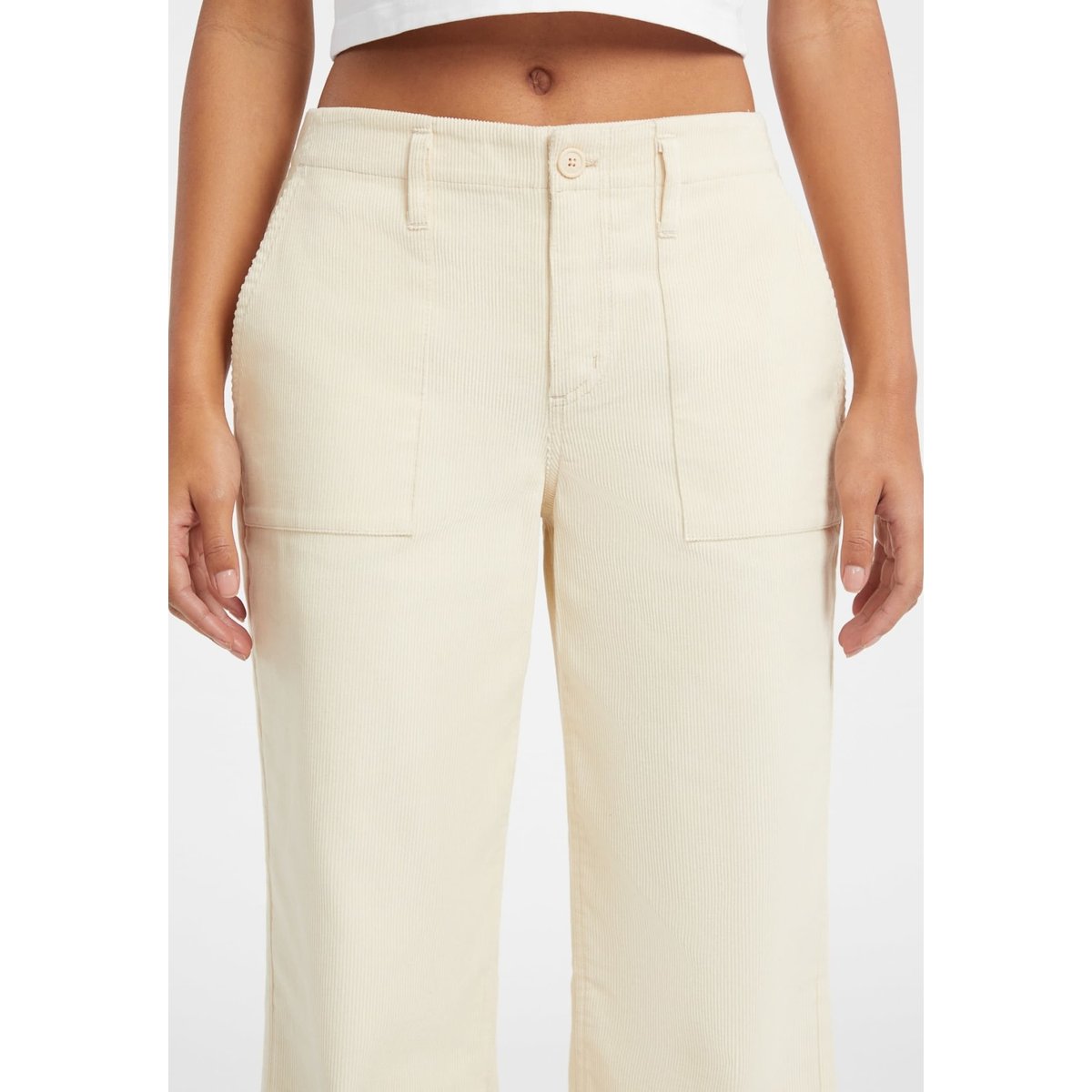 Pantalon Utilitaire Jambe Large beige, GUESS JEANS