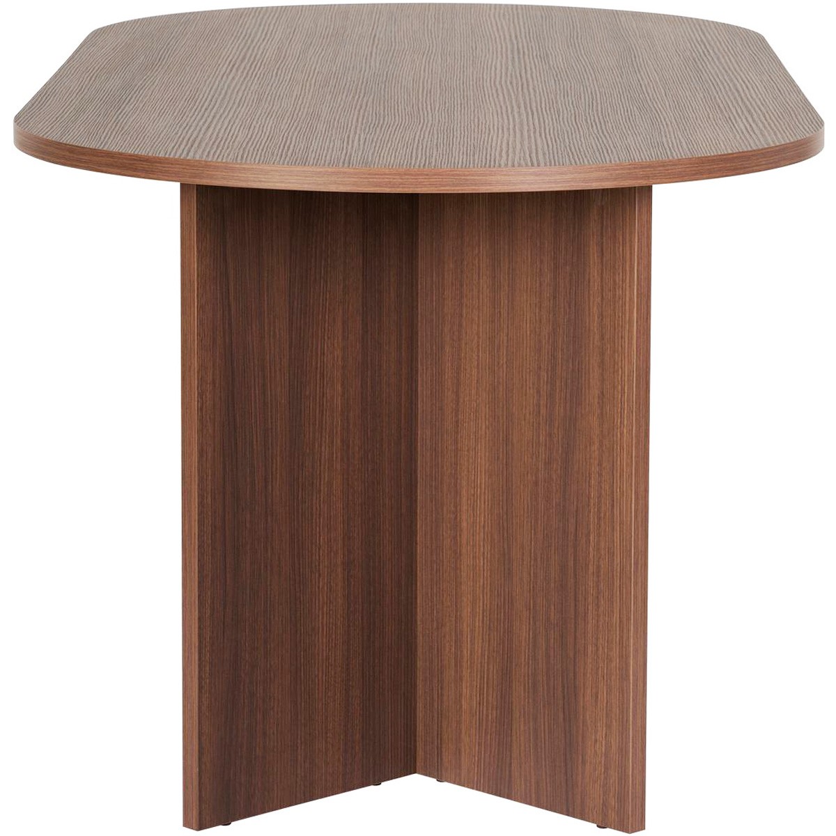 Table à manger ovale 8 pers. - SUNA noyer, HOMIFAB