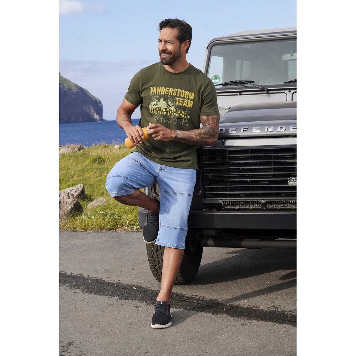 T-shirt BALVAR olive, JAN VANDERSTORM