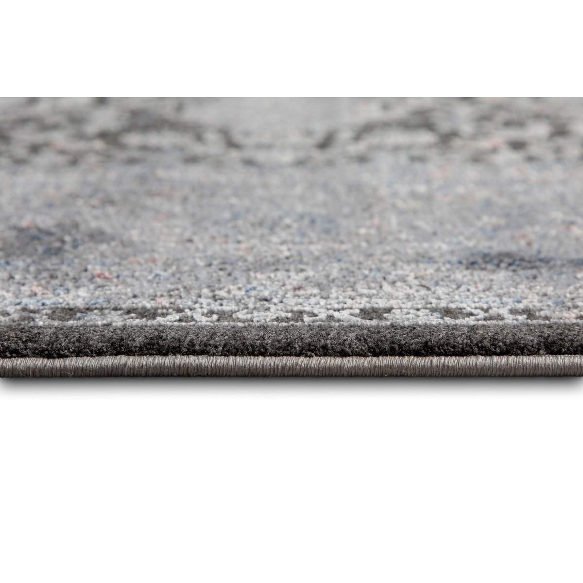 Tapis de salon style orient , LunaSilk bleu/gris, WECON HOME