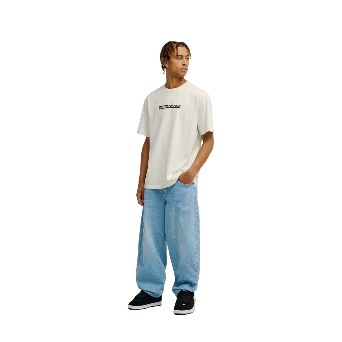 T-Shirt manches courtes. blanc lily white, DC SHOES