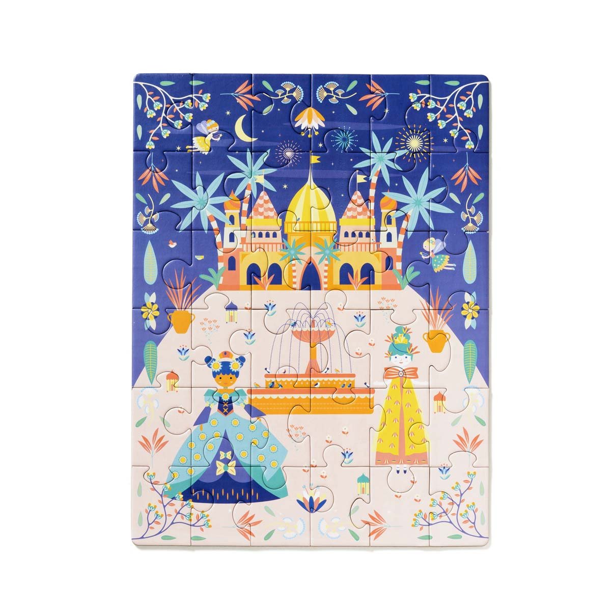 Puzzle Princesses 36 pièces blanc, OXYBUL