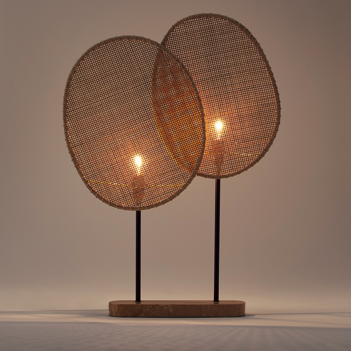 Lampada da tavolo, Canopée, design di Emmanuel Gallina naturale  , EMMANUEL GALLINA X AM.PM